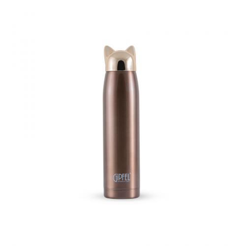 фото Термос вакуумный gipfel, kitty, 320 мл, коричневый