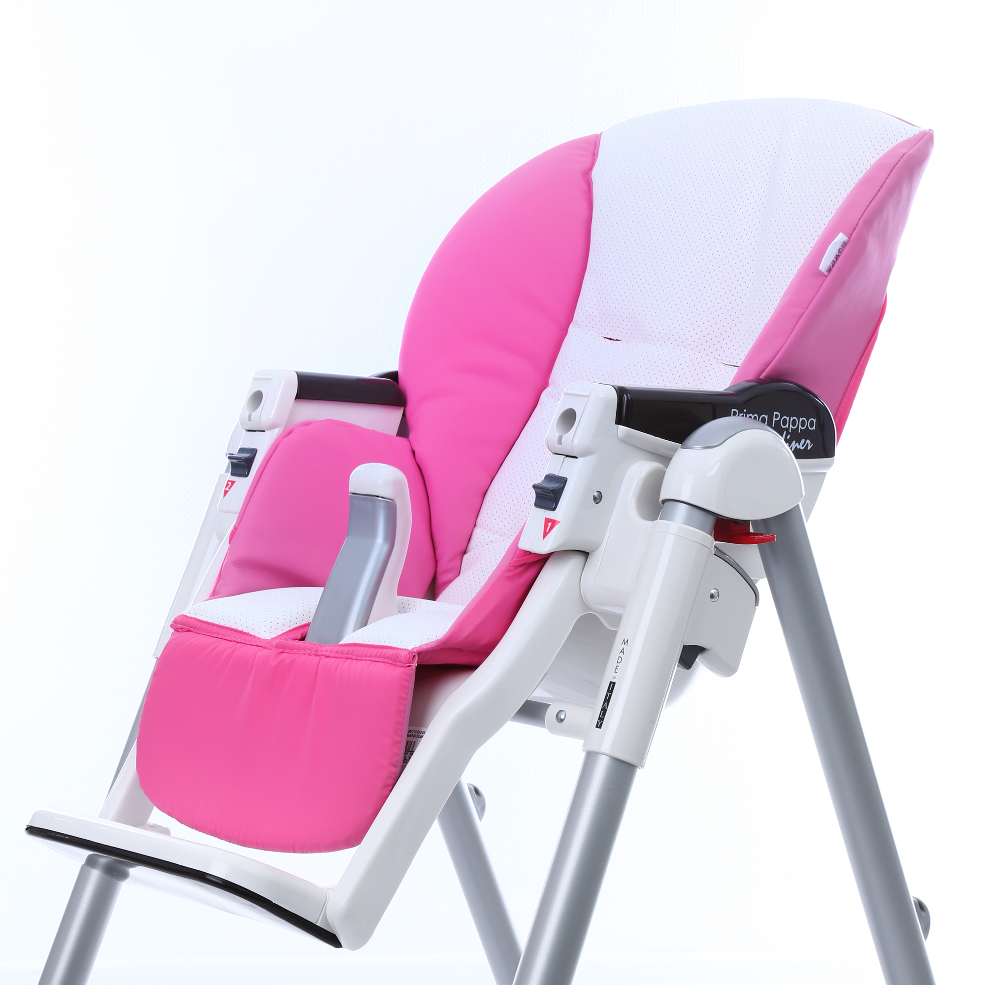 фото Сменный чехол стульчика для кормления esspero sport peg-perego diner pink, white