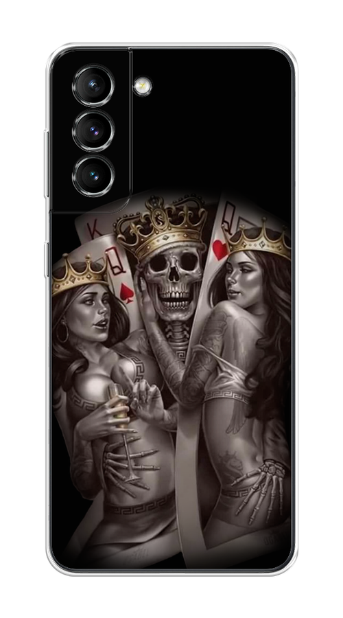 Чехол на Samsung Galaxy S21 "Карты король и королевы", Серый;желтый, 2101850-6
Чехол на Samsung Galaxy S21 "Карты король и королевы", Серый;желтый, 2101850-6