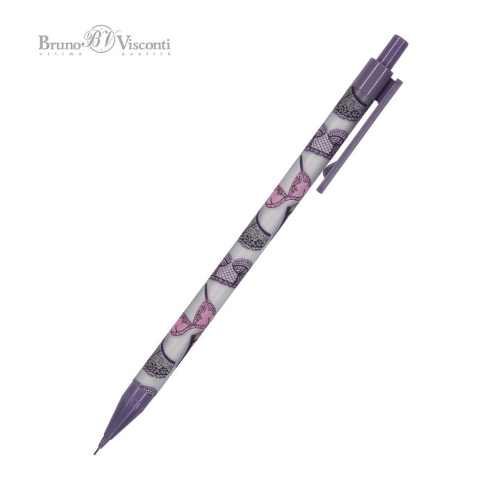 Карандаш механический 0.5 мм BrunoVisconti. IceGraphix "Дамские штучки. Ажур", НВ, пластик, Фиолетовый
Карандаш механический 0.5 мм BrunoVisconti. IceGraphix "Дамские штучки. Ажур", НВ, пластик, Фиолетовый