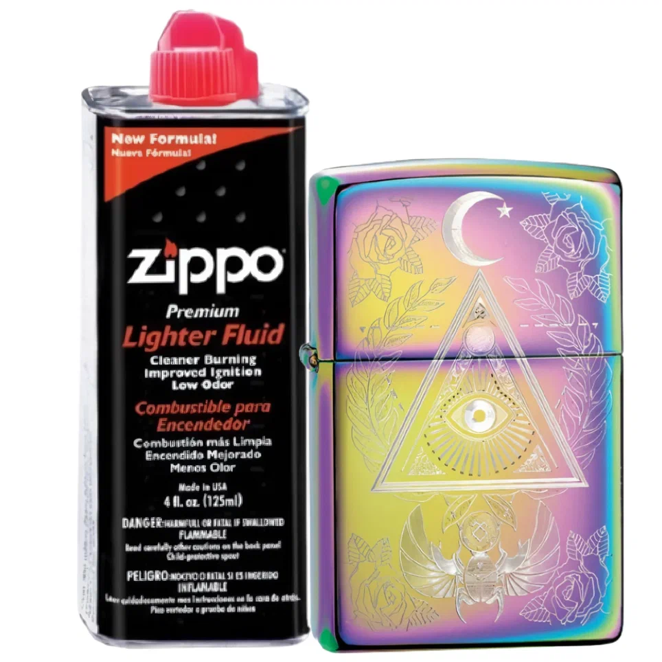 Бензиновая зажигалка ZIPPO 49061 Classic Multi Color + бензин Zippo 125 мл 49061-3141, Разноцветный
Бензиновая зажигалка ZIPPO 49061 Classic Multi Color + бензин Zippo 125 мл 49061-3141, Разноцветный