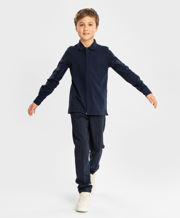 Сорочка трикотажная на молнии синяя Button Blue (152), Синий, 224BBBS14061000
Сорочка трикотажная на молнии синяя Button Blue (152), Синий, 224BBBS14061000