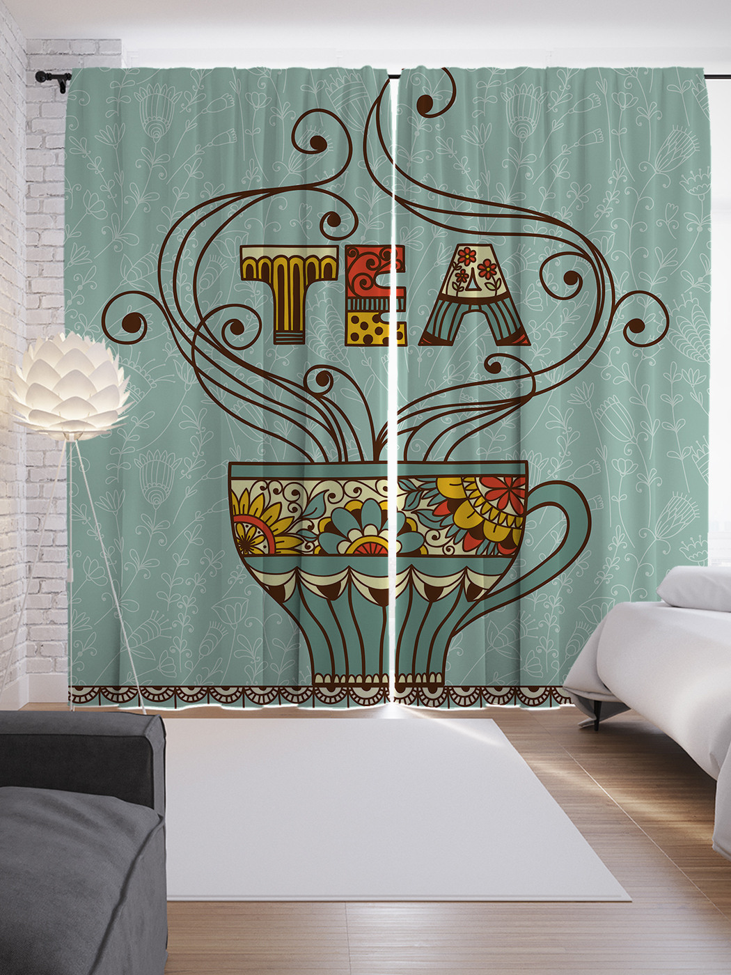 Шторы с фотопечатью "Чашка чая" из сатена, 290х265 см
Шторы с фотопечатью "Чашка чая" из сатена, 290х265 см