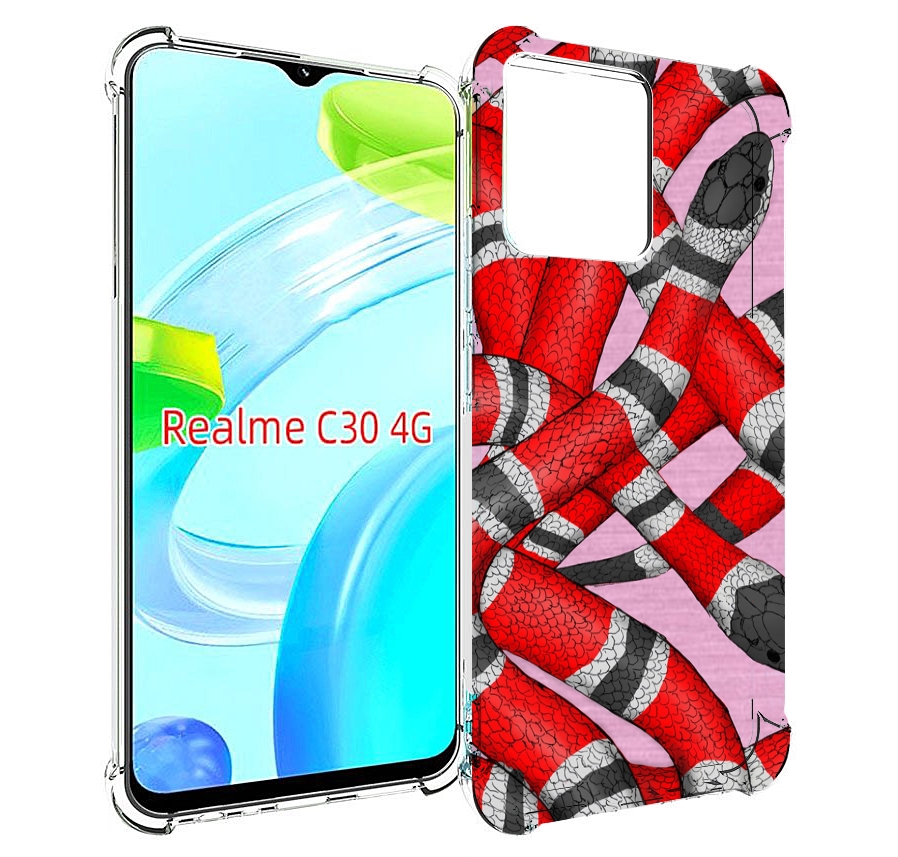 Чехол MyPads змея-красно-черно-белый для Realme C30 4G / Narzo 50i Prime, Прозрачный, Tocco
Чехол MyPads змея-красно-черно-белый для Realme C30 4G / Narzo 50i Prime, Прозрачный, Tocco