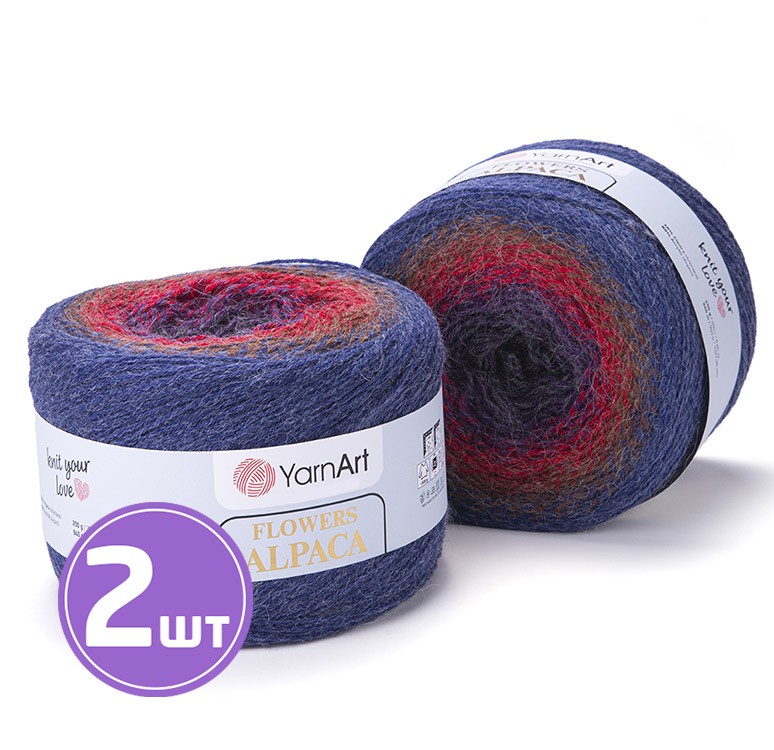 Пряжа YarnArt Flowers Alpaca Фловерс Альпака 439 мультиколор 2 шт по 250 г, Разноцветный
Пряжа YarnArt Flowers Alpaca Фловерс Альпака 439 мультиколор 2 шт по 250 г, Разноцветный