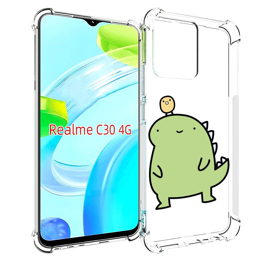 Чехол MyPads зеленый-динозаврик детский для Realme C30 4G / Narzo 50i Prime, Прозрачный, Tocco
Чехол MyPads зеленый-динозаврик детский для Realme C30 4G / Narzo 50i Prime, Прозрачный, Tocco
