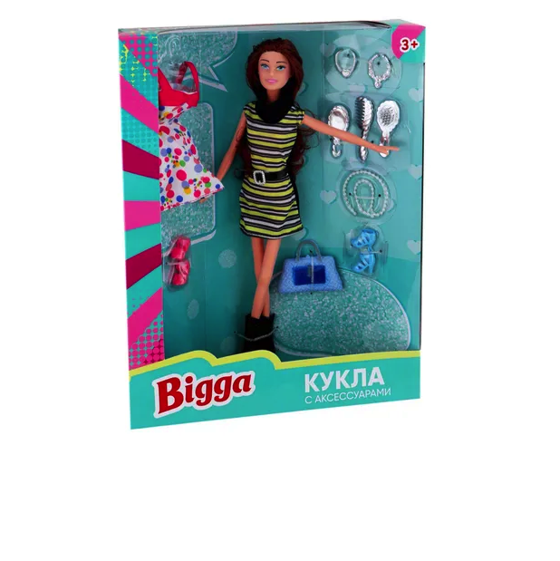 фото Кукла bigga с аксессуарами в ассортименте