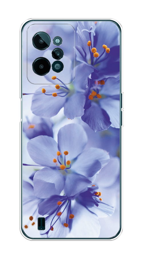 Чехол на Realme C31 "Фиолетовые цветки", Фиолетовый;синий, 259350-1 
Чехол на Realme C31 "Фиолетовые цветки", Фиолетовый;синий, 259350-1
