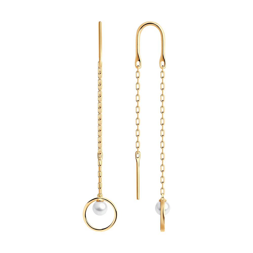 Серьги подвески из красного золота Diamant 51-323-01807-1, жемчуг культивированный, 51-323-01807-1
Серьги подвески из красного золота Diamant 51-323-01807-1, жемчуг культивированный, 51-323-01807-1