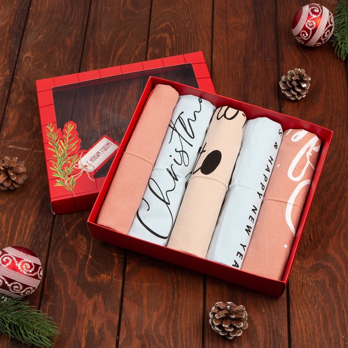 Набор полотенец Этель Gift set, 32х58 см - 5 шт, 100% хлопок, Кухонный текстиль к Новому году
Набор полотенец Этель Gift set, 32х58 см - 5 шт, 100% хлопок, Кухонный текстиль к Новому году