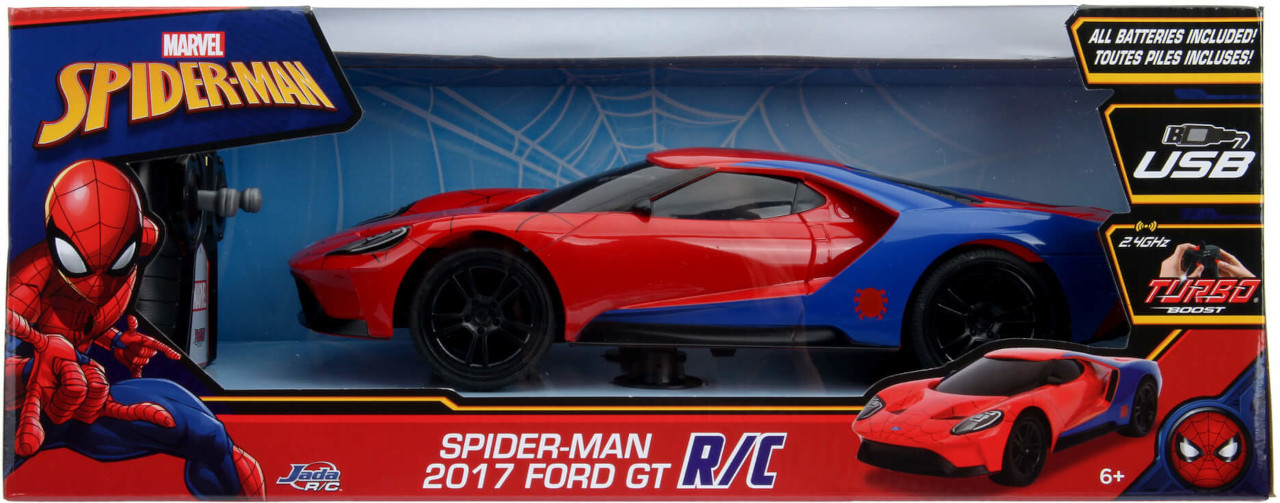 Модель автомобиля Jada Toys Spider-Man - Spider-Man 2017 Ford GT (Remote Control) (1:16)
Модель автомобиля Jada Toys Spider-Man - Spider-Man 2017 Ford GT (Remote Control) (1:16)