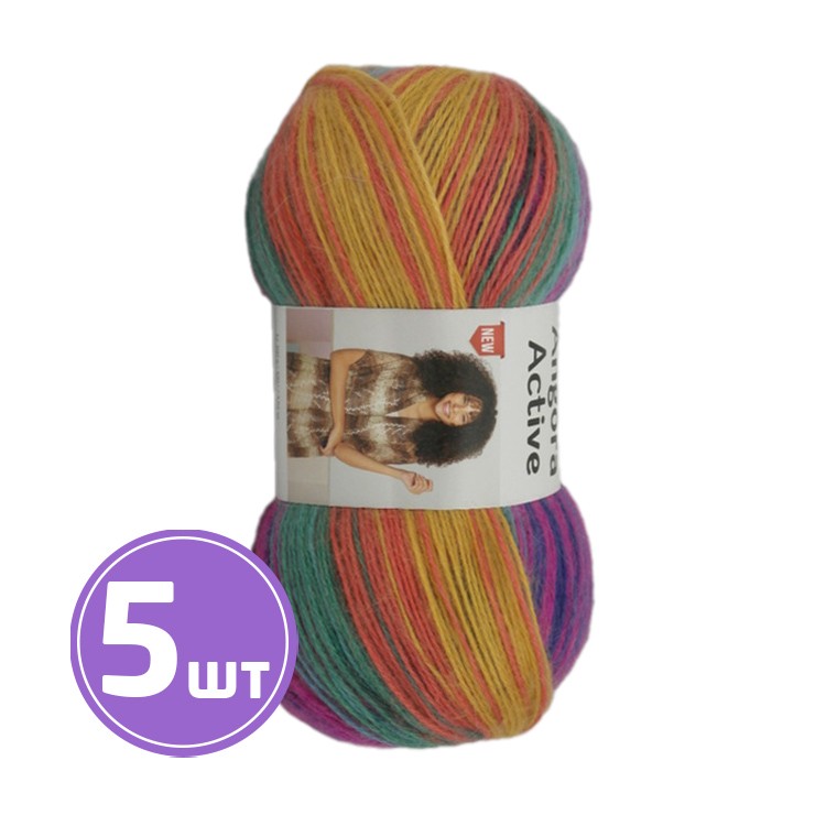 Пряжа YarnArt Angora Active New Ангора актив нью 850 мультиколор 5 шт по 100 г, Разноцветный
Пряжа YarnArt Angora Active New Ангора актив нью 850 мультиколор 5 шт по 100 г, Разноцветный