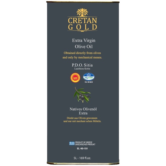 Оливковое масло Cretan Gold P.D.O. Sitia Extra Virgin, 5 л, Cretan Gold P.D.O. Sitia 5л
Оливковое масло Cretan Gold P.D.O. Sitia Extra Virgin, 5 л, Cretan Gold P.D.O. Sitia 5л