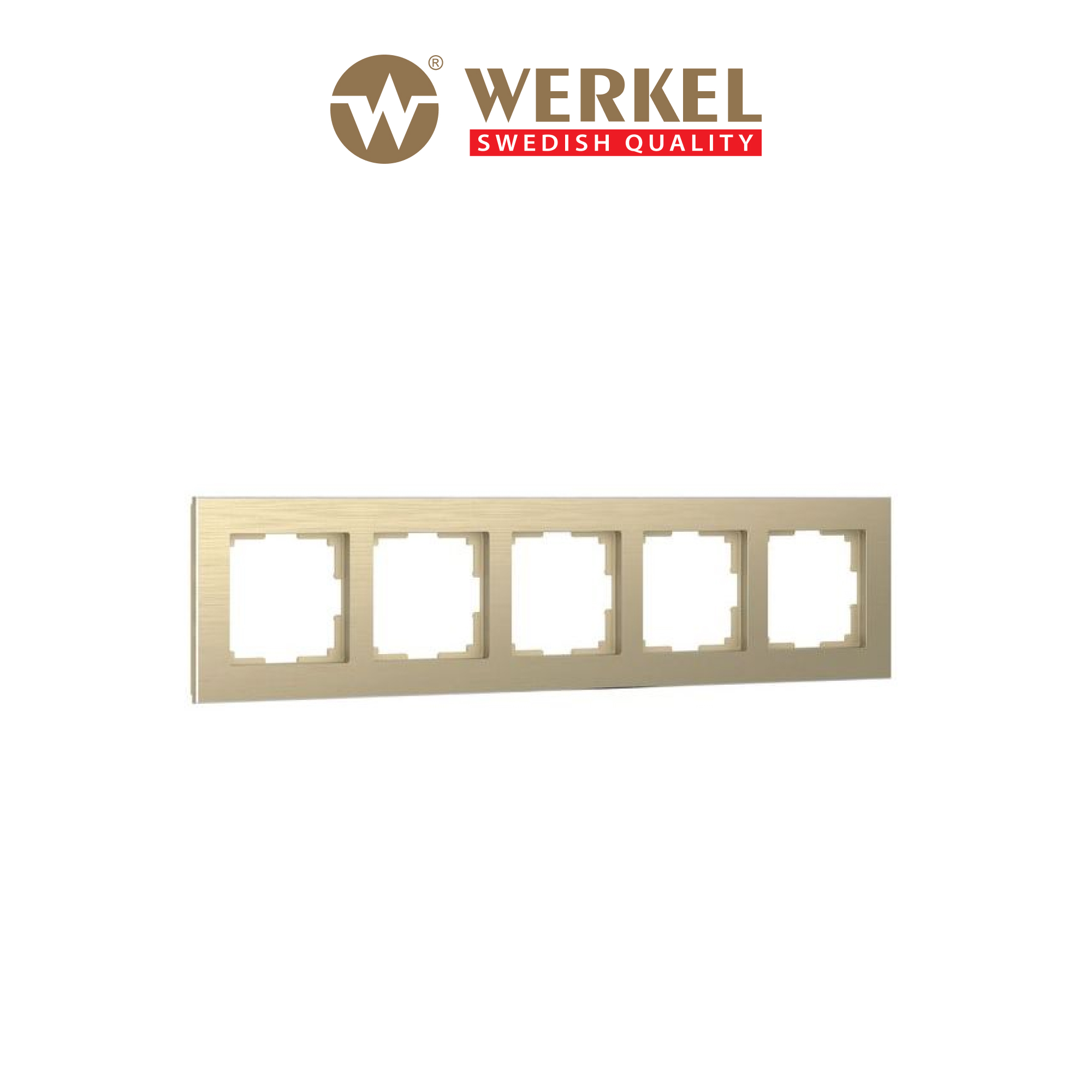 Рамка для розетки / выключателя на 5 постов Werkel W0051711 Aluminium шампань алюминий, Бежевый
Рамка для розетки / выключателя на 5 постов Werkel W0051711 Aluminium шампань алюминий, Бежевый
