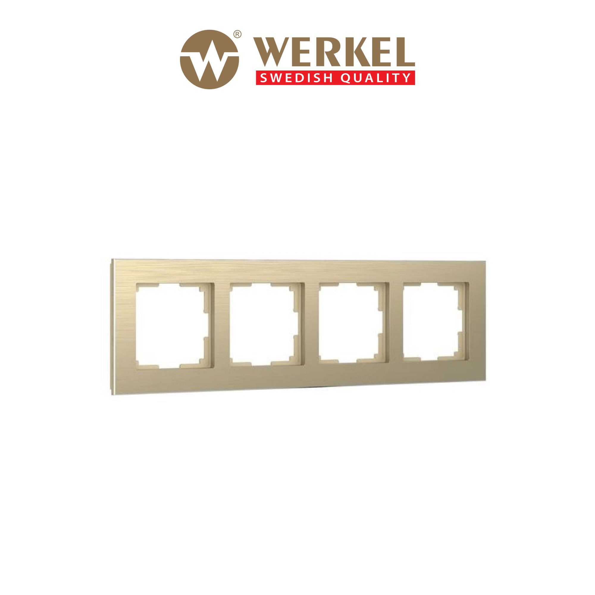 Рамка для розетки / выключателя на 4 поста Werkel W0041711 Aluminium шампань алюминий, Бежевый, Aluminium
Рамка для розетки / выключателя на 4 поста Werkel W0041711 Aluminium шампань алюминий, Бежевый, Aluminium