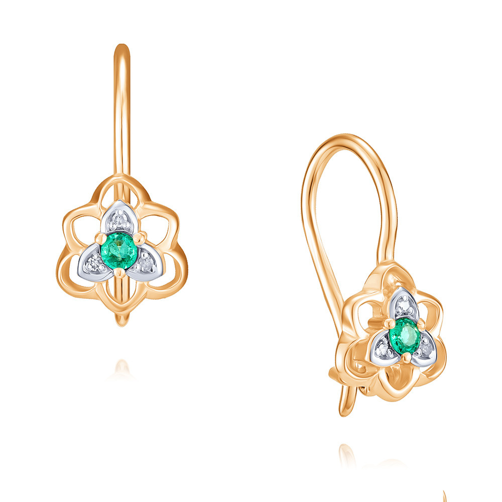 Серьги из красного золота с изумрудом/бриллиантом ADAMAS 23040309/01-А50Д-433, 23040309/01-А50Д-433
Серьги из красного золота с изумрудом/бриллиантом ADAMAS 23040309/01-А50Д-433, 23040309/01-А50Д-433