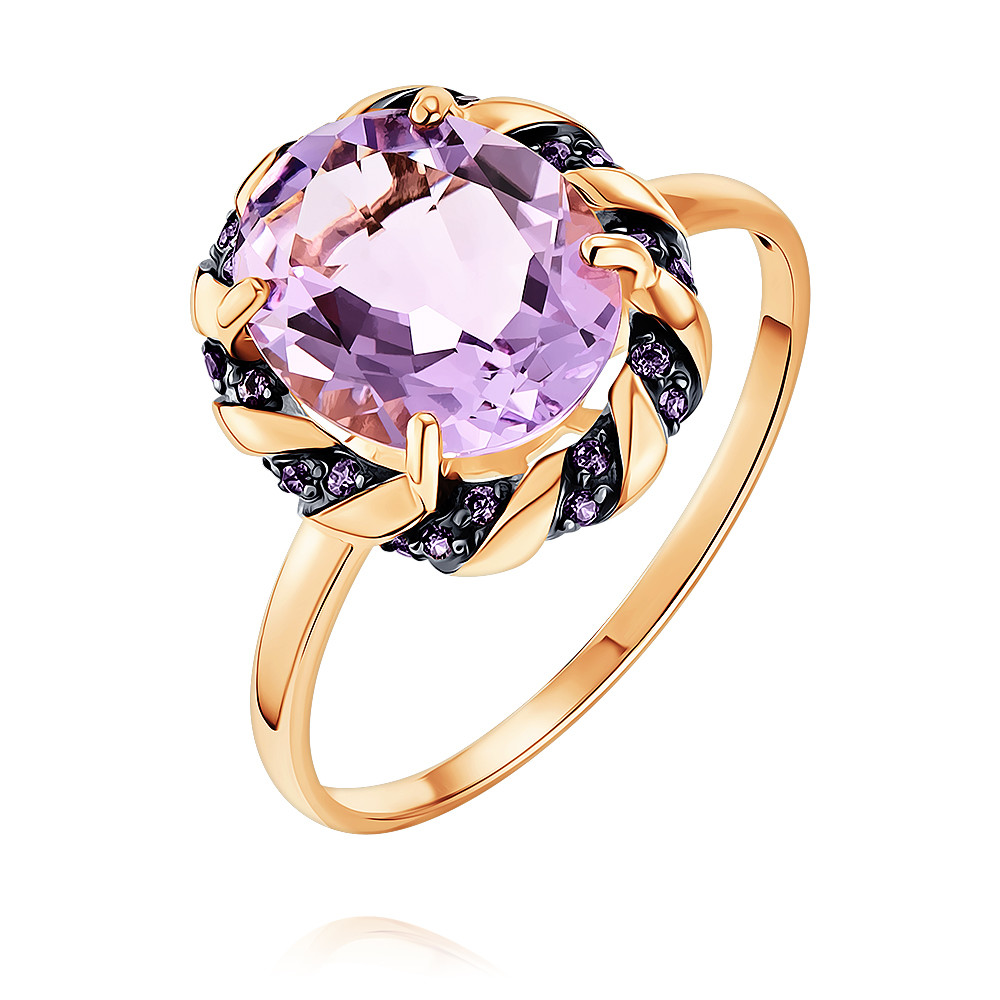 Кольцо из красного золота с аметистом/фианитом р. , ADAMAS 14039792/01-А50ДЧ-653, 14039792/01-А50ДЧ-653
Кольцо из красного золота с аметистом/фианитом р. , ADAMAS 14039792/01-А50ДЧ-653, 14039792/01-А50ДЧ-653