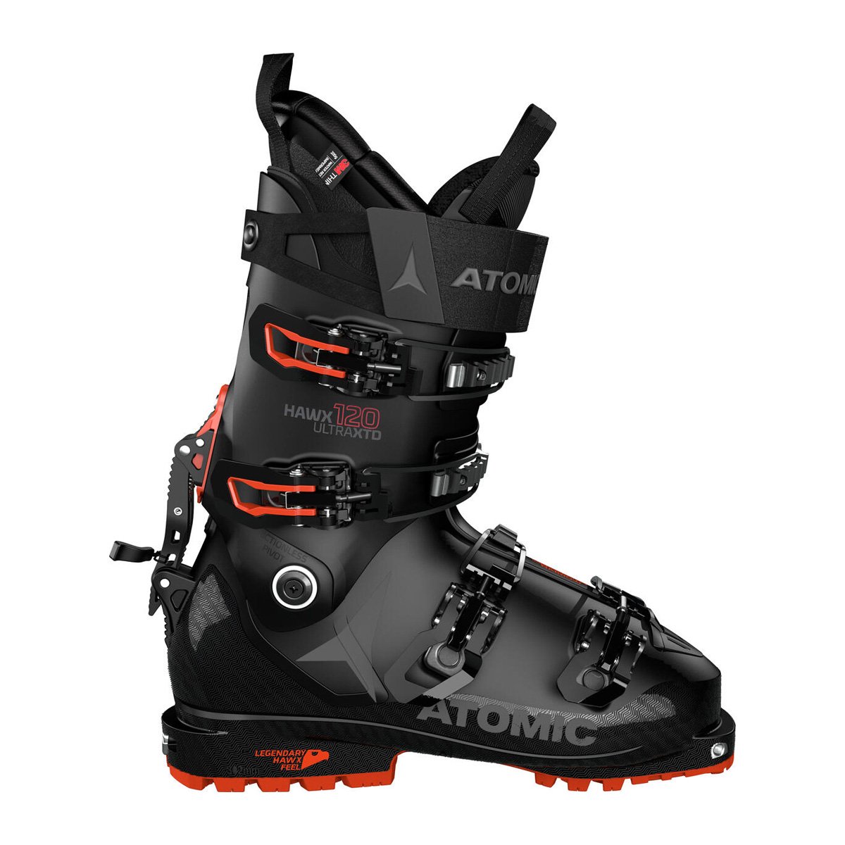 фото Горнолыжные ботинки atomic hawx ultra xtd 120 ct 2021, black/red, 25-25,5 см