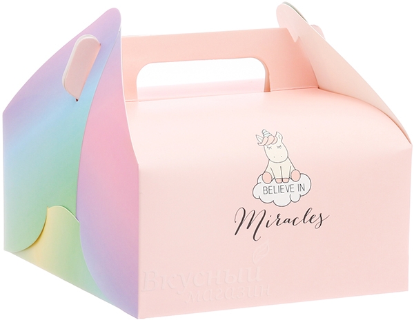 Упаковка для подарков Believe in Miracles 16х18х20 см., Разноцветный
Упаковка для подарков Believe in Miracles 16х18х20 см., Разноцветный