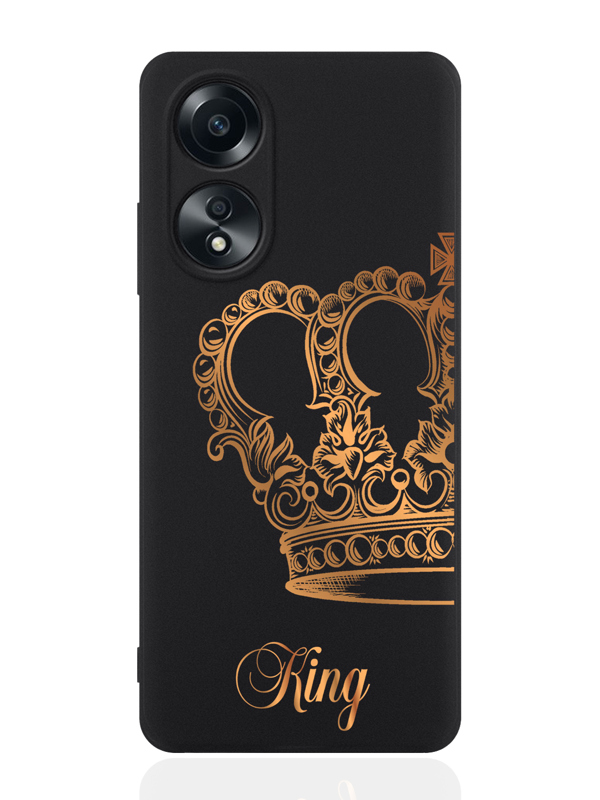 Чехол для смартфона Oppo A58 4G Парный чехол корона King, Черный;золотистый, Oppo A58 4G
Чехол для смартфона Oppo A58 4G Парный чехол корона King, Черный;золотистый, Oppo A58 4G