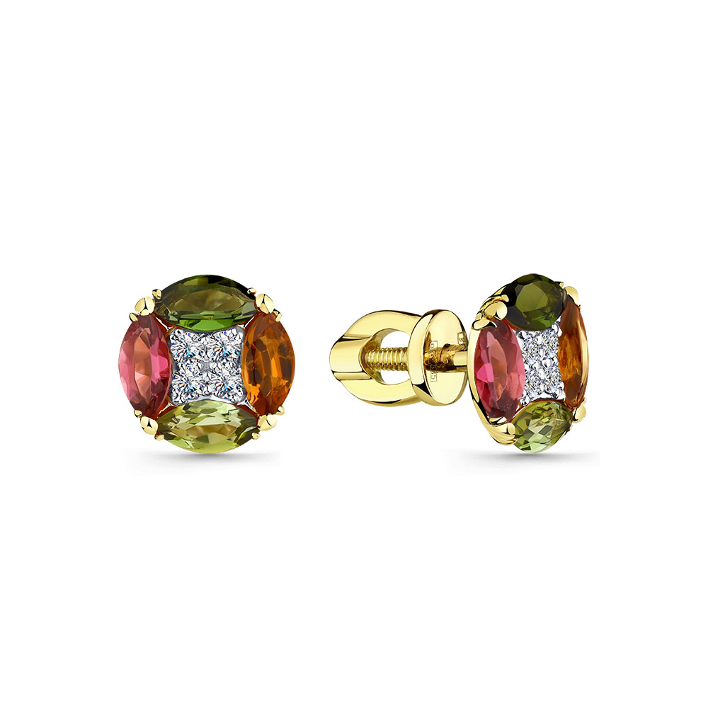 Серьги пусеты из желтого золота Master Brilliant 2-302140-00-60, турмалин/бриллиант, 2-302140-00-60
Серьги пусеты из желтого золота Master Brilliant 2-302140-00-60, турмалин/бриллиант, 2-302140-00-60