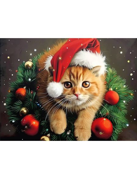 Алмазная мозаика без подрамника Рождественский кот, 40x30 см, 50 цветов, 80400, РА-597
Алмазная мозаика без подрамника Рождественский кот, 40x30 см, 50 цветов, 80400, РА-597