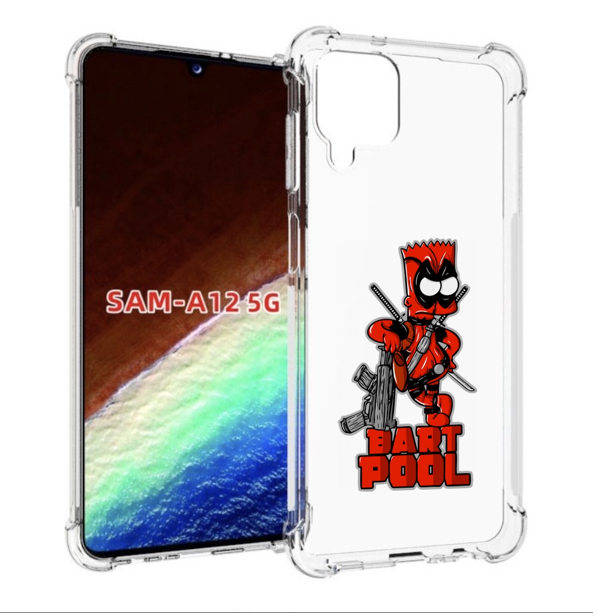 Чехол MyPads Барт-Пул для Samsung Galaxy A12 (SM-A125F) 2020/21/A12 Nacho SM-A127F, Прозрачный, Tocco
Чехол MyPads Барт-Пул для Samsung Galaxy A12 (SM-A125F) 2020/21/A12 Nacho SM-A127F, Прозрачный, Tocco