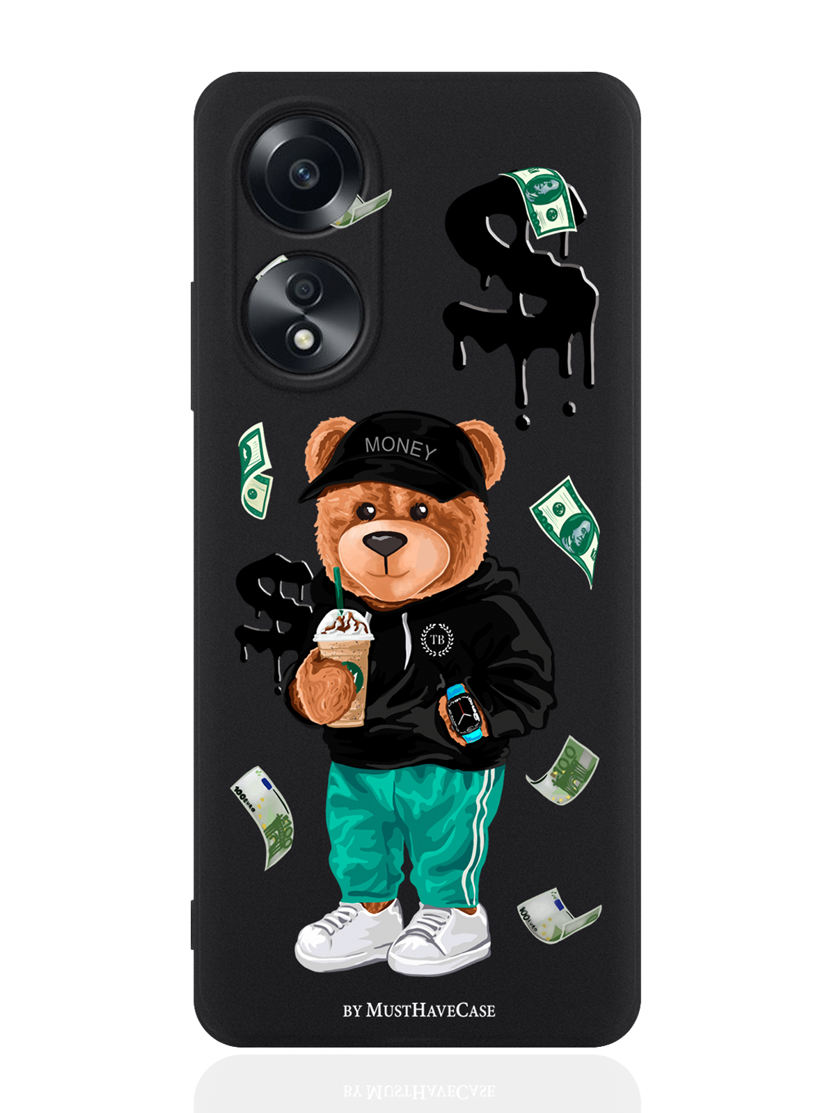 Чехол для смартфона Oppo A58 4G Tony Bear/ Мишка Тони, Черный;зеленый;коричневый, Oppo A58 4G
Чехол для смартфона Oppo A58 4G Tony Bear/ Мишка Тони, Черный;зеленый;коричневый, Oppo A58 4G