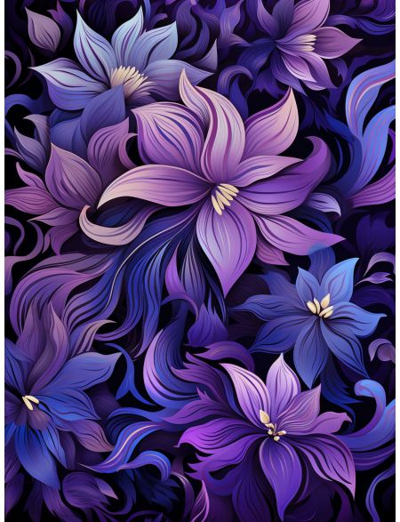 Алмазная мозаика на подрамнике Пурпурные цветочки, 50x40 см, 50 цветов, 68937, ПРА-591
Алмазная мозаика на подрамнике Пурпурные цветочки, 50x40 см, 50 цветов, 68937, ПРА-591
