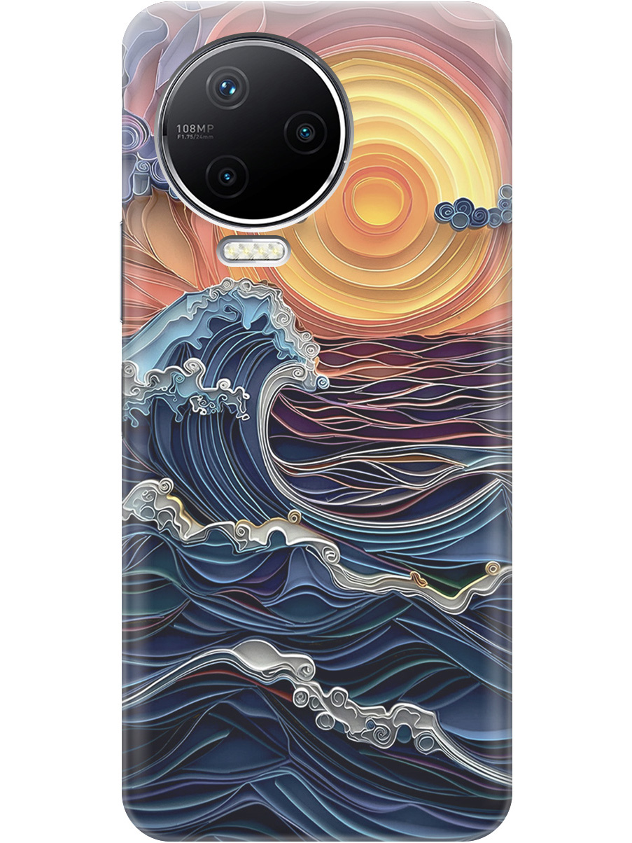 Силиконовый чехол на Infinix Note 12 Pro с принтом "Волны на закате", Прозрачный;оранжевый;синий, 762092710
Силиконовый чехол на Infinix Note 12 Pro с принтом "Волны на закате", Прозрачный;оранжевый;синий, 762092710