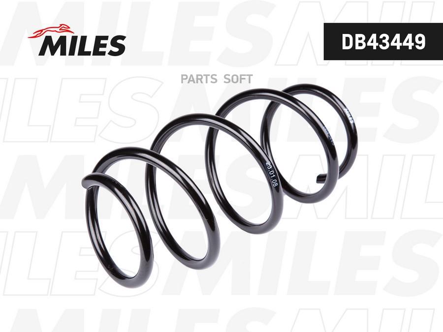 MILES DB43449 Пружина подвески SKODA OCTAVIA/VW GOLF 1.2 TSI / 1.4 TSI AT 12- передняя 2ш
MILES DB43449 Пружина подвески SKODA OCTAVIA/VW GOLF 1.2 TSI / 1.4 TSI AT 12- передняя 2ш