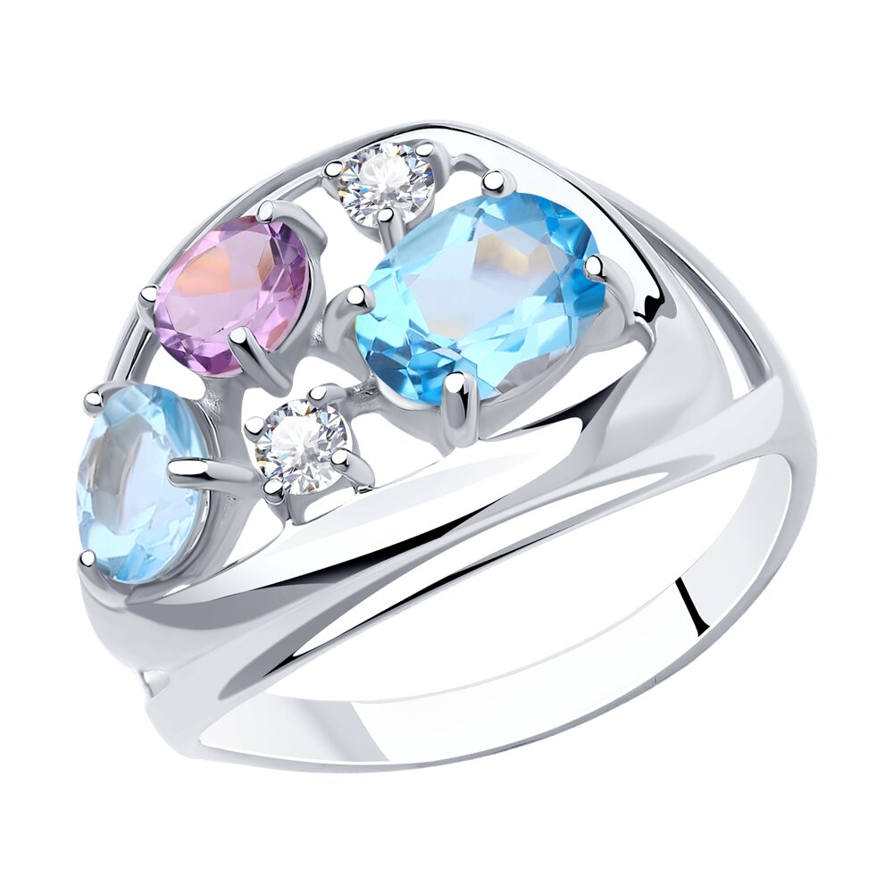 Кольцо из серебра р. 20 Diamant 94-310-00660-2, фианит\топаз\аметист, 94-310-00660-2
Кольцо из серебра р. 20 Diamant 94-310-00660-2, фианит\топаз\аметист, 94-310-00660-2