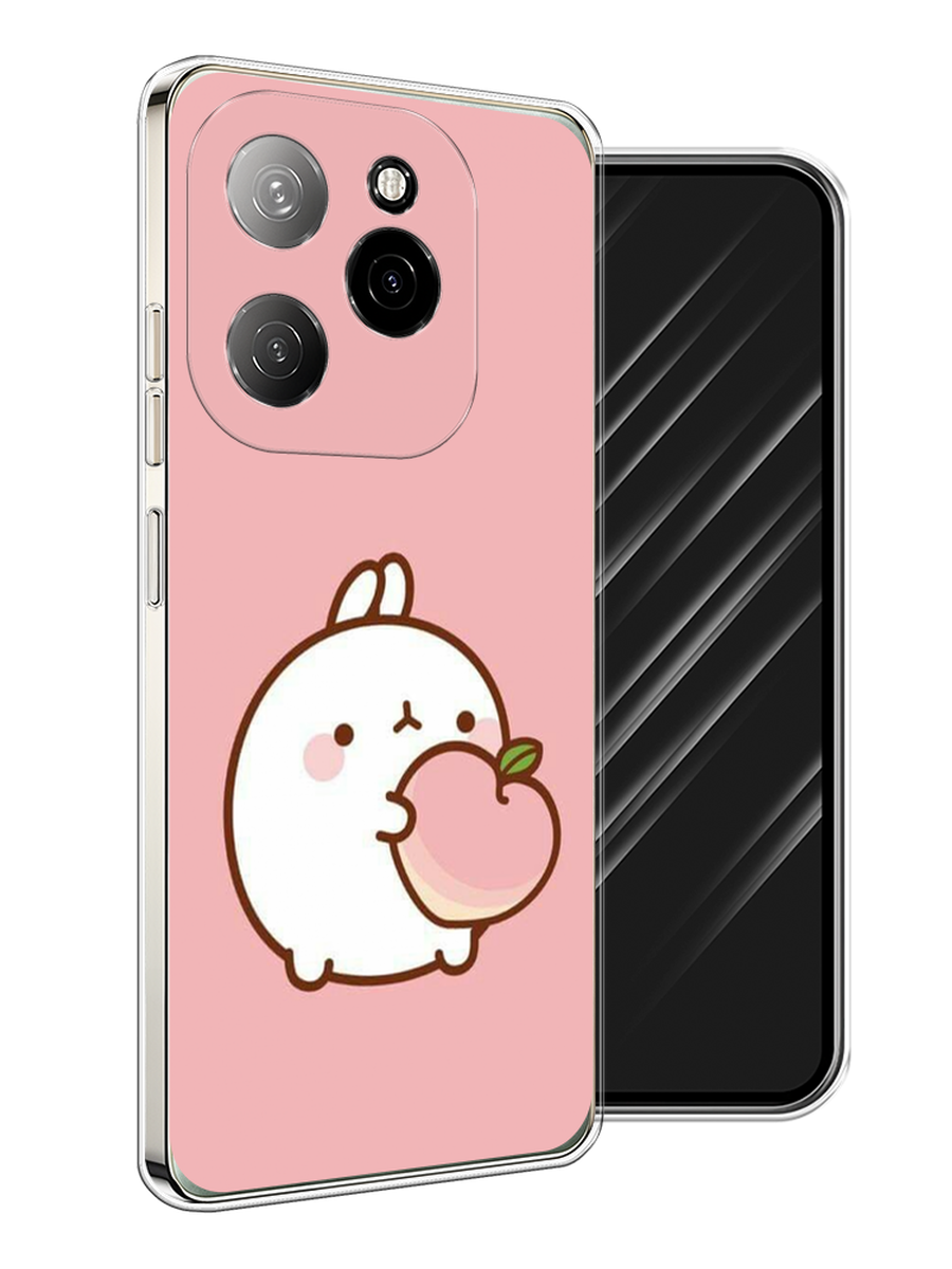 Чехол Awog на Tecno Spark 20 Pro 5G "Кролик с персиком", Розовый;бежевый, 305750-1 
Чехол Awog на Tecno Spark 20 Pro 5G "Кролик с персиком", Розовый;бежевый, 305750-1