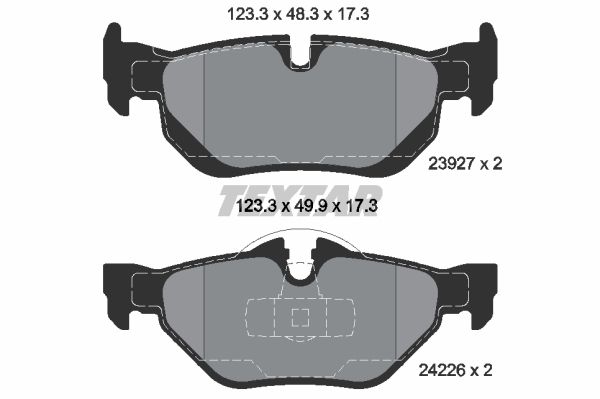 Колодки тормозные задние с противошумной пластиной Q+ BMW E87 120d/130i, E90/E91 31 TEXTAR
Колодки тормозные задние с противошумной пластиной Q+ BMW E87 120d/130i, E90/E91 31 TEXTAR