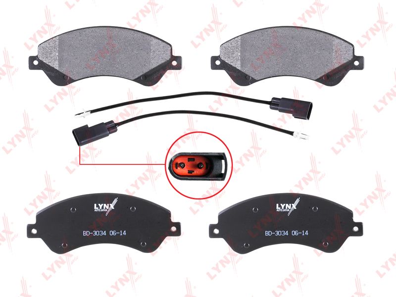 Колодки тормозные передние дисковые Ford Transit/Transit Tourneo 06>14 Lynx BD3034
Колодки тормозные передние дисковые Ford Transit/Transit Tourneo 06>14 Lynx BD3034