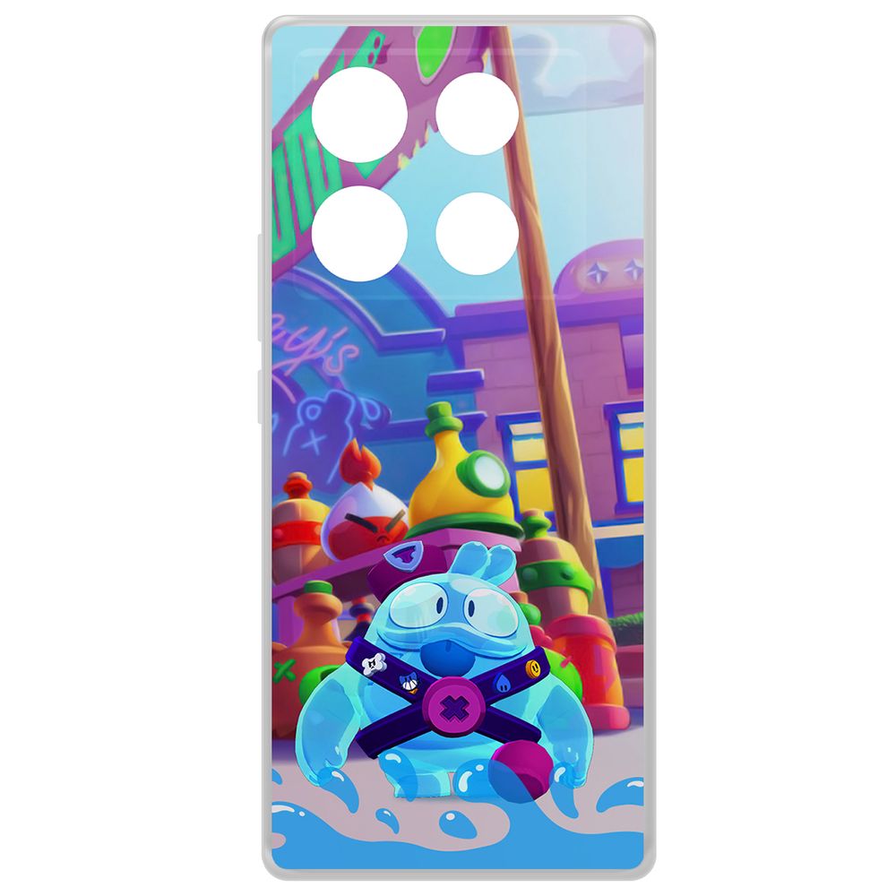 Чехол-накладка Krutoff Clear Case Brawl Stars-Скуик для INFINIX Note 40 Pro, Прозрачный
Чехол-накладка Krutoff Clear Case Brawl Stars-Скуик для INFINIX Note 40 Pro, Прозрачный