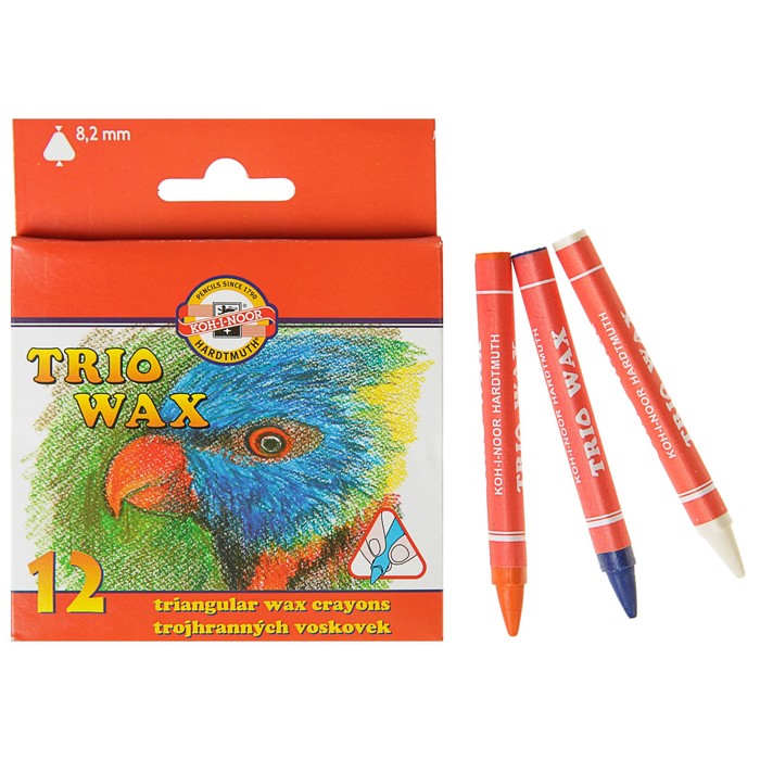 Мелки восковые 12 цветов 7.8 мм, Koh-I-Noor 8272/12, трехгранные, в картонной упаковке, L=
Мелки восковые 12 цветов 7.8 мм, Koh-I-Noor 8272/12, трехгранные, в картонной упаковке, L=