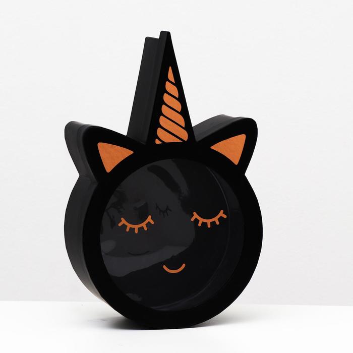 Коробка подарочная, "Единорог черный", с PVC окном, 24.5 x 10 x 39 см, Фигурные коробки
Коробка подарочная, "Единорог черный", с PVC окном, 24.5 x 10 x 39 см, Фигурные коробки