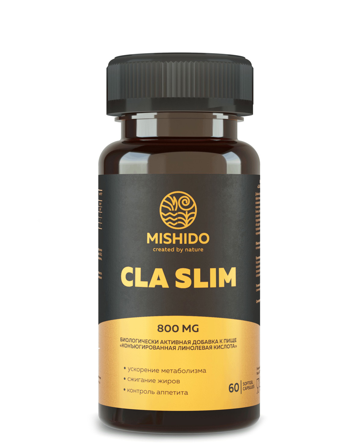Конъюгированная линолевая кислота CLA SLIM из сафлорового масла MISHIDO капсулы 60 шт., Жиросжигатель для похудения
Конъюгированная линолевая кислота CLA SLIM из сафлорового масла MISHIDO капсулы 60 шт., Жиросжигатель для похудения