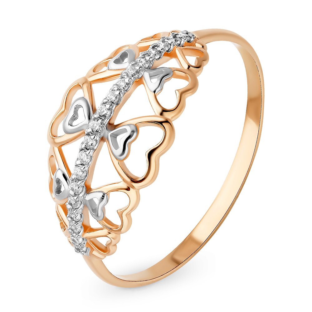 Кольцо женское из красного золота с фианитом 585Gold 301011076, р, 301011076
Кольцо женское из красного золота с фианитом 585Gold 301011076, р, 301011076