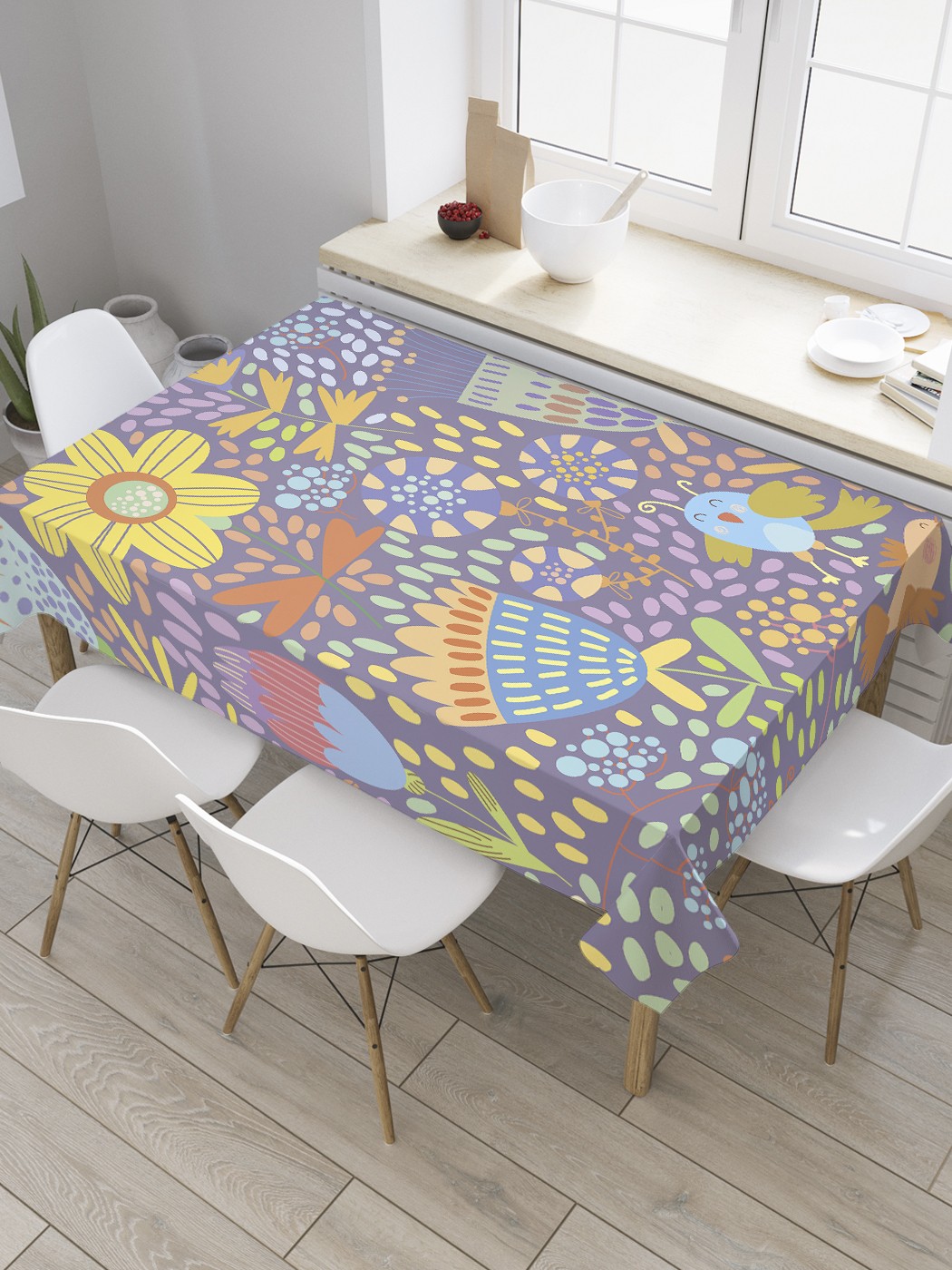 Скатерть прямоугольная JoyArty "Наивные цветы" из сатена, 120x145 см, Фиолетовый, Наивные цветы
Скатерть прямоугольная JoyArty "Наивные цветы" из сатена, 120x145 см, Фиолетовый, Наивные цветы