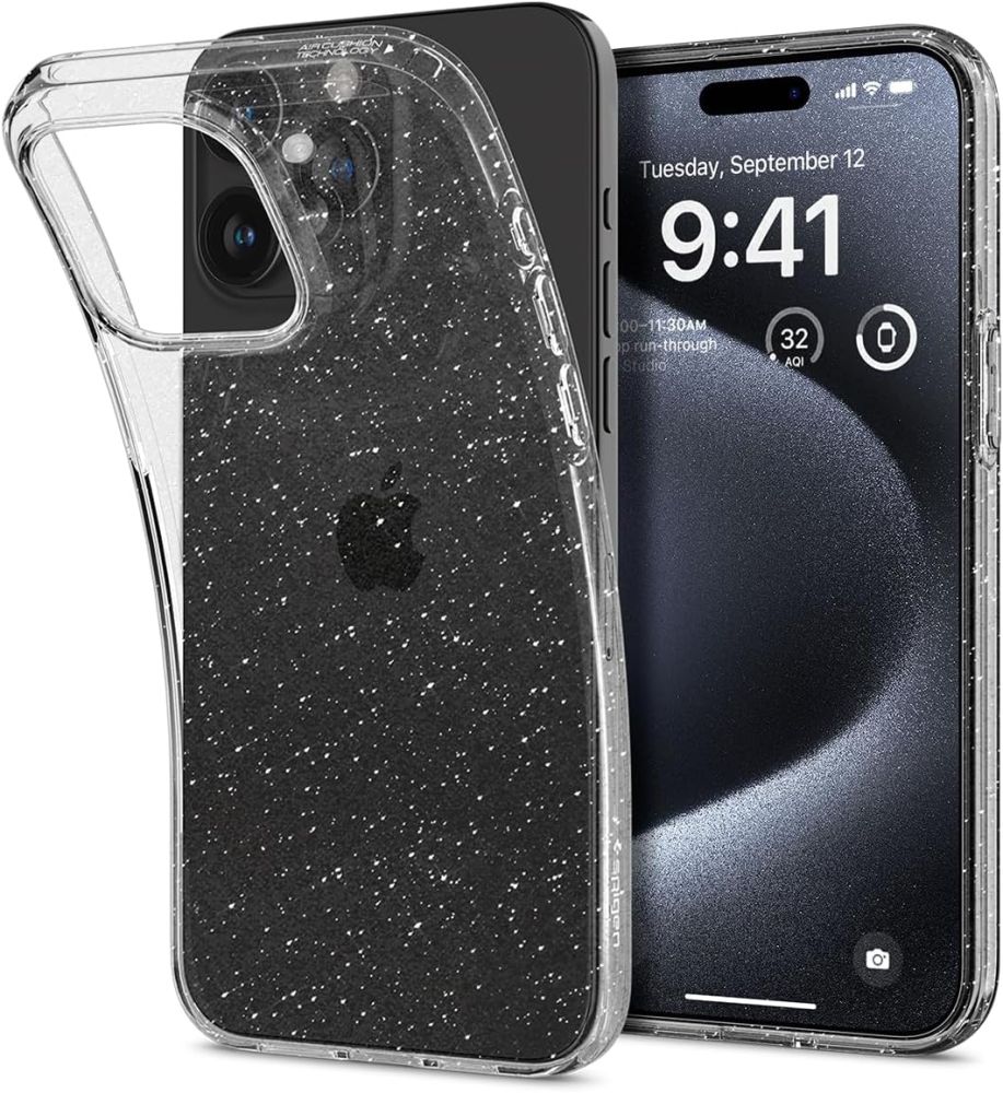 Защитный чехол Spigen Liquid Crystal Iphone 15 Pro Glitter Crystal ACS06701, Прозрачный
Защитный чехол Spigen Liquid Crystal Iphone 15 Pro Glitter Crystal ACS06701, Прозрачный