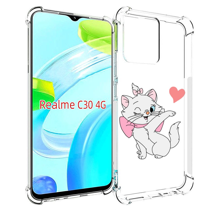 Чехол MyPads белая-кошечка-с-сердечком женский для Realme C30 4G / Narzo 50i Prime, Прозрачный, Tocco
Чехол MyPads белая-кошечка-с-сердечком женский для Realme C30 4G / Narzo 50i Prime, Прозрачный, Tocco