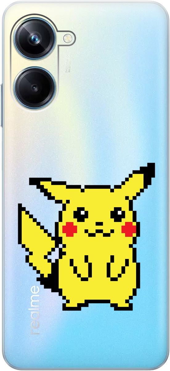 Силиконовый чехол на Realme 10 Pro "Pixel Pikachu" прозрачный, Прозрачный;желтый, 158598
Силиконовый чехол на Realme 10 Pro "Pixel Pikachu" прозрачный, Прозрачный;желтый, 158598