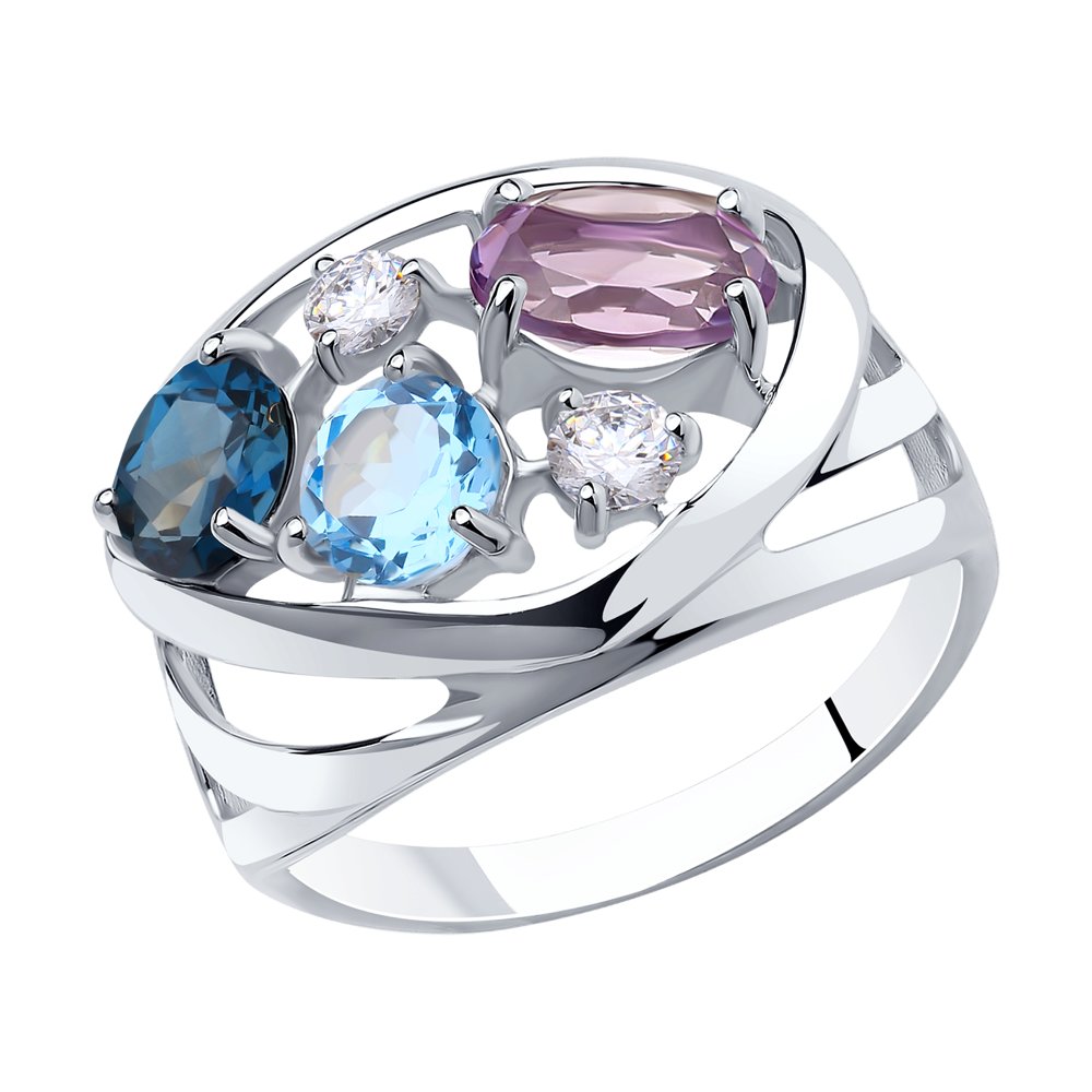 Кольцо из серебра с фианитом/топазом/аметистом р. 20,5 Diamant 94-310-00658-1, 94-310-00658-1
Кольцо из серебра с фианитом/топазом/аметистом р. 20,5 Diamant 94-310-00658-1, 94-310-00658-1