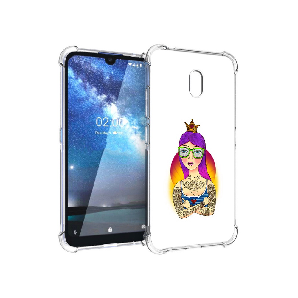 Чехол MyPads Tocco для Nokia 2.2 девушка в татуировках с короной (PT134721.103.305), Прозрачный, Tocco
Чехол MyPads Tocco для Nokia 2.2 девушка в татуировках с короной (PT134721.103.305), Прозрачный, Tocco