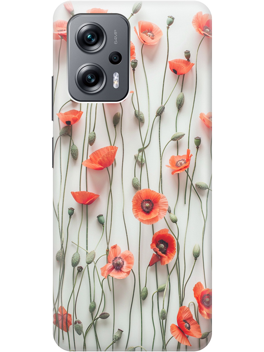 Чехол на Poco X4 GT / Xiaomi Redmi Note 11T Pro / 11T Pro+ "Маки на белой стене", Белый;красный, 20000525
Чехол на Poco X4 GT / Xiaomi Redmi Note 11T Pro / 11T Pro+ "Маки на белой стене", Белый;красный, 20000525