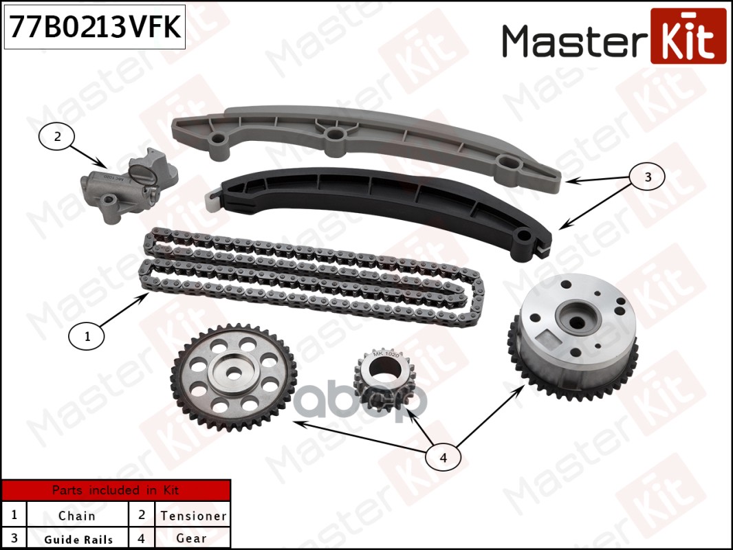 К-Т Грм Masterkit 77b0213vfk Skoda Octavia/Rapid/Superb/Yeti 04-/Vw Golf 03-14 MasterKit а
К-Т Грм Masterkit 77b0213vfk Skoda Octavia/Rapid/Superb/Yeti 04-/Vw Golf 03-14 MasterKit а
