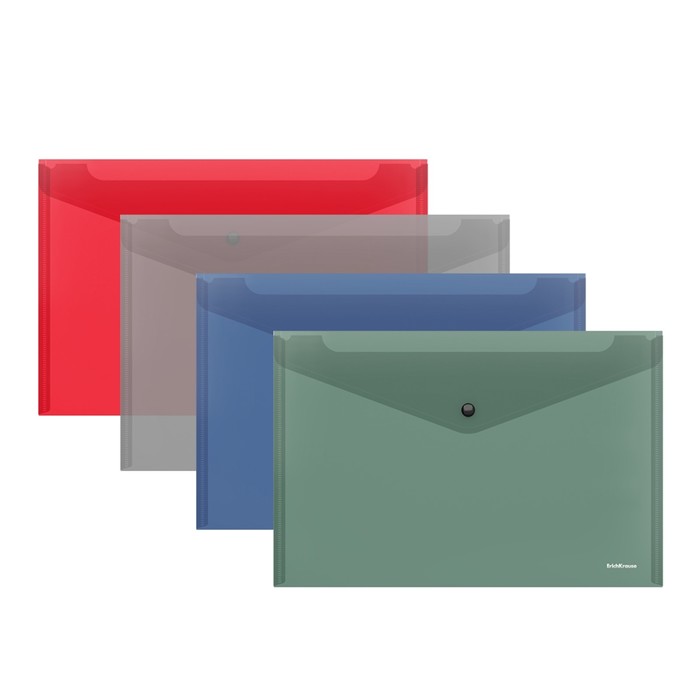 Папка-конверт на кнопке А4, 160 мкм, ErichKrause Glossy Classic, глянцевая, полупрозрачная, Разноцветный
Папка-конверт на кнопке А4, 160 мкм, ErichKrause Glossy Classic, глянцевая, полупрозрачная, Разноцветный