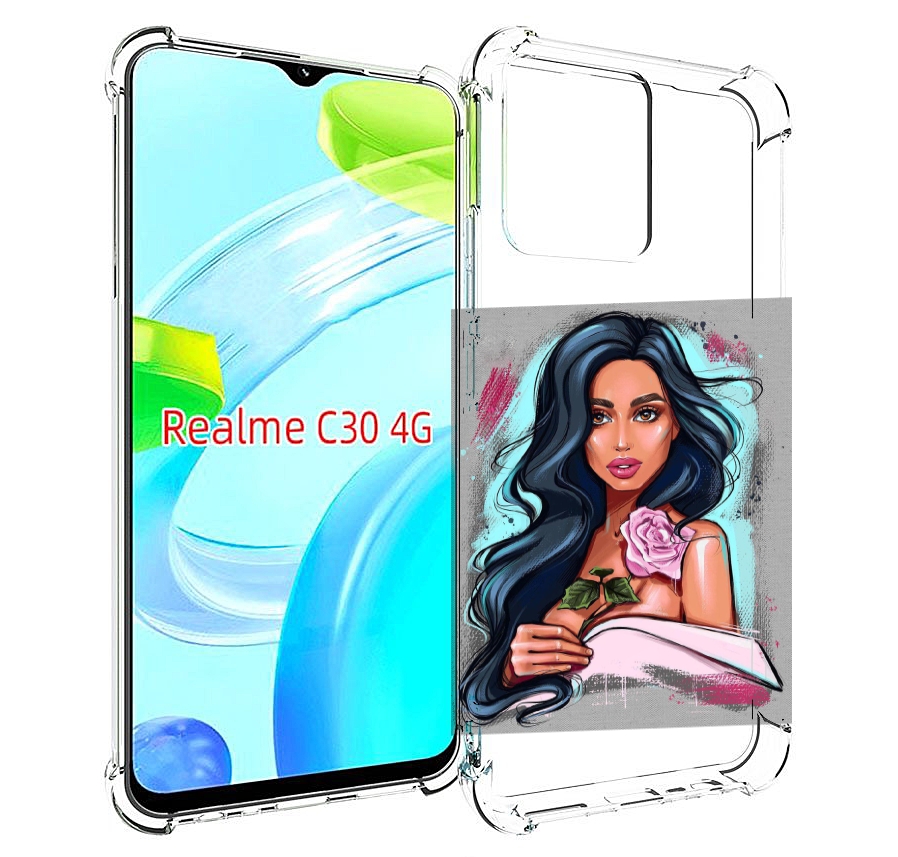 Чехол MyPads Девушка-с-розовой-розочкой женский для Realme C30 4G / Narzo 50i Prime, Прозрачный, Tocco
Чехол MyPads Девушка-с-розовой-розочкой женский для Realme C30 4G / Narzo 50i Prime, Прозрачный, Tocco